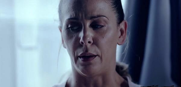  Cherie DeVille as Kate who is having agoraphobia. As she showers her mind wonders to a man wearing boots. This sends her to pleasure herself.